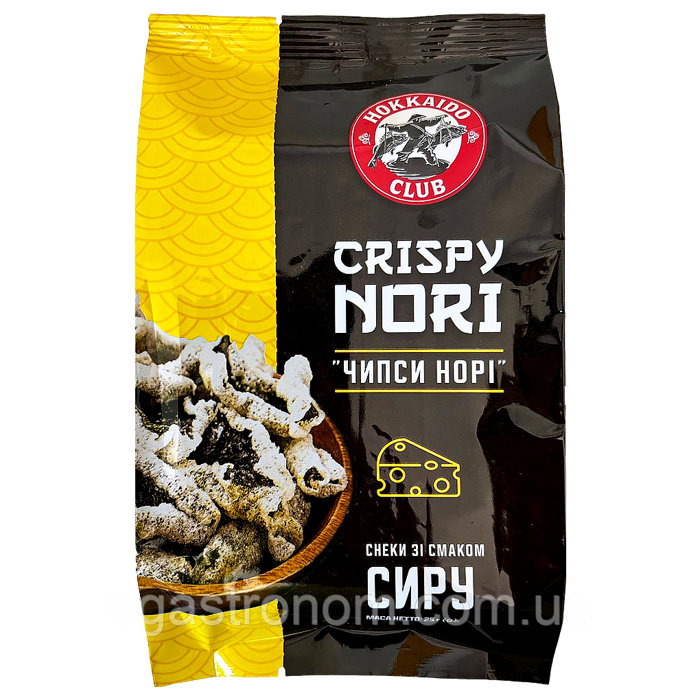 Чипси норі зі смаком сиру Хоккайдо Hokkaido 25g 12шт/ящ (Код: 00-00017791)