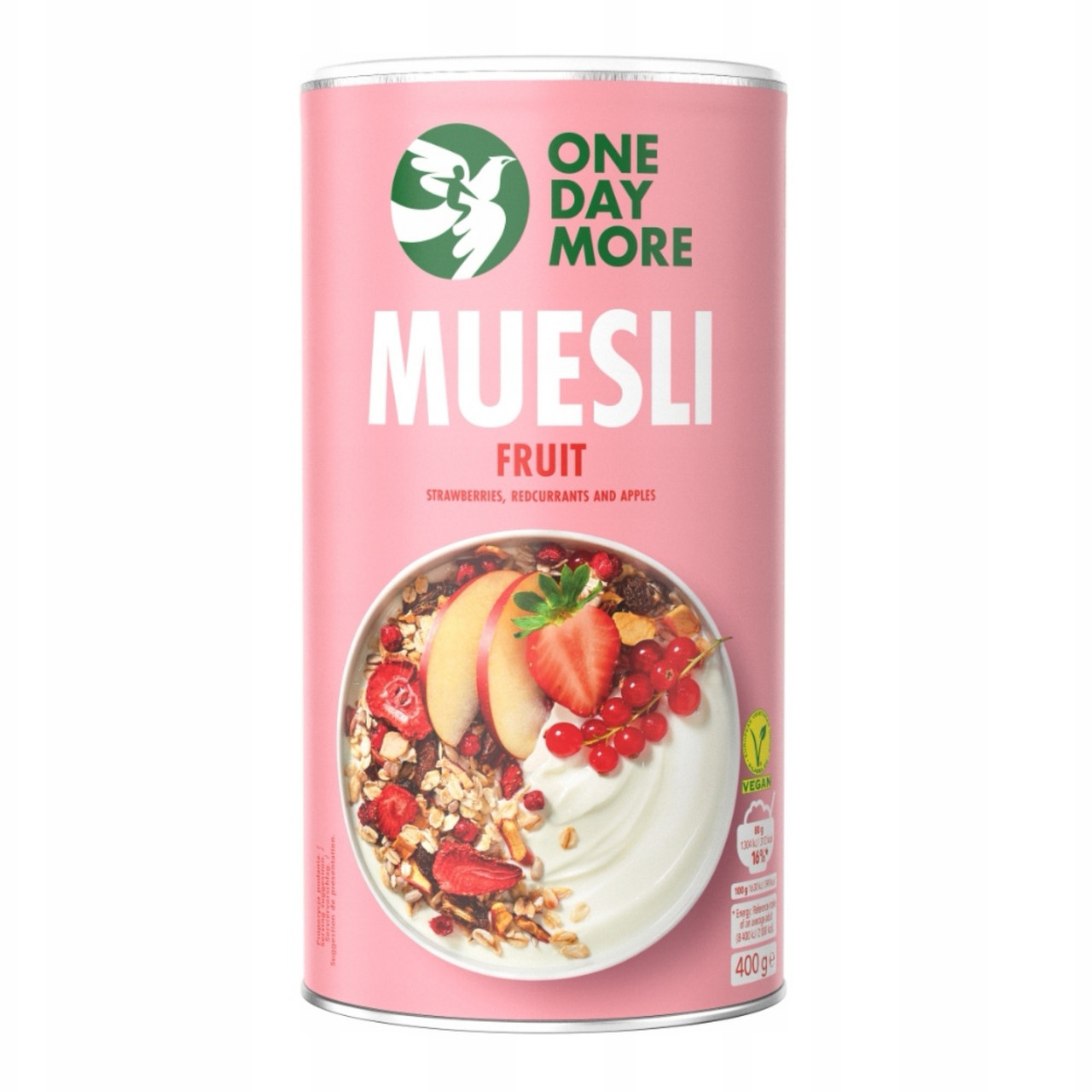 Мюслі One Day More Muesli, фруктові в банці 400 г., фото 1
