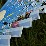 Віяло блакитне "Весняна мрія", фото 3