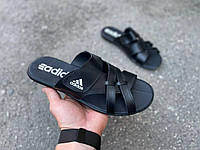 Чоловічі шльопанці літо зі шкіри на кожен день, зручні стильні шльопанці для чоловіків по зниженій ціні