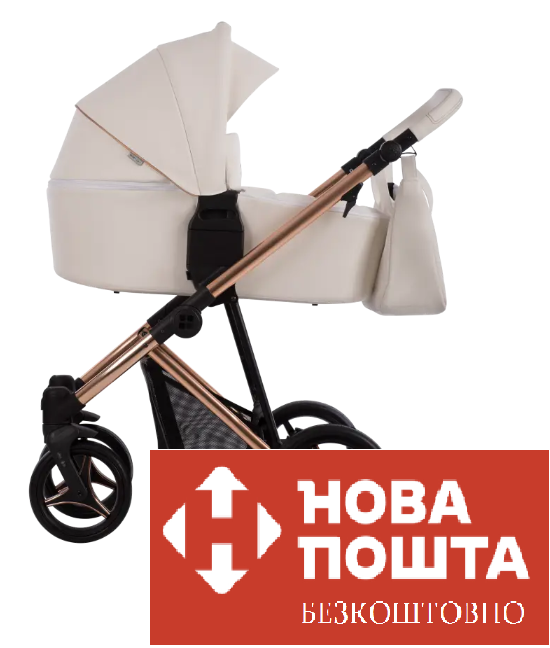 Коляска 2 в 1 Bebetto FLAVIO Premium STELA 09 Gold 503.12.23.S09