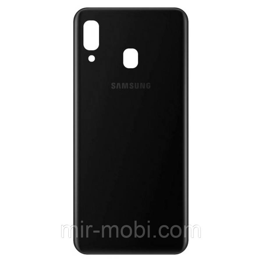 Задня кришка Samsung Galaxy A20 2019 A205F (чорна)