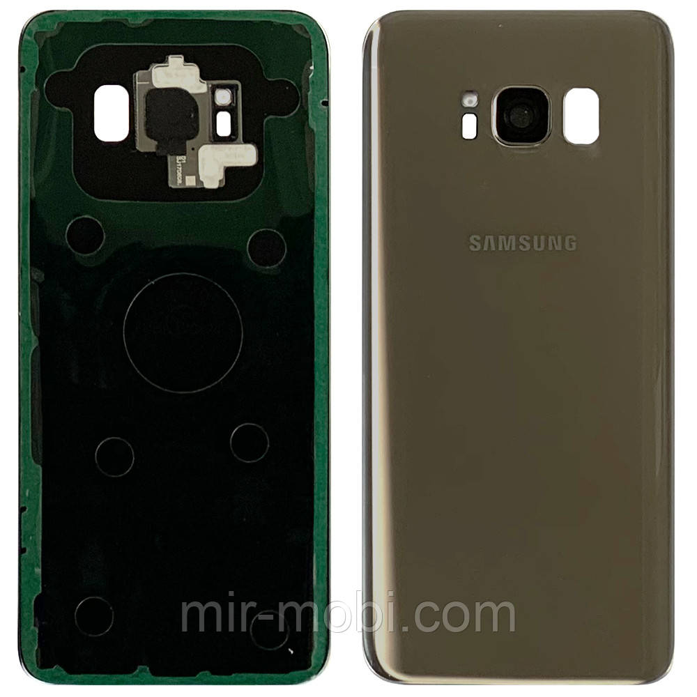 Задня кришка Samsung Galaxy S8 G950F (золотиста Original New зі склом камери)