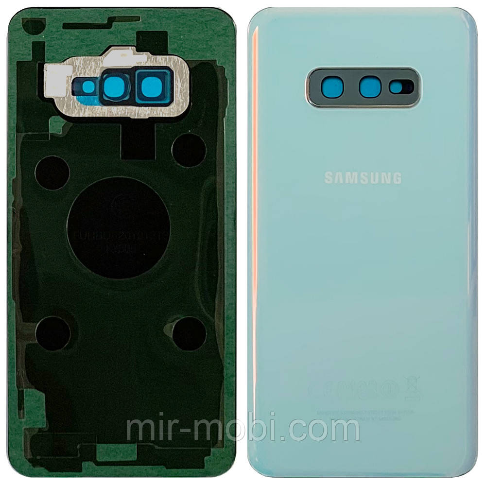 Задня кришка Samsung Galaxy S10e G970F (біла Original New зі склом камери)