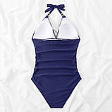 Суцільний жіночий купальник з утяжкою – стильна модель для будь-якої фігури, фото 5