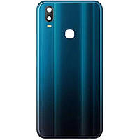 Задня кришка Vivo Y11 2019 (синя зі склом камери)