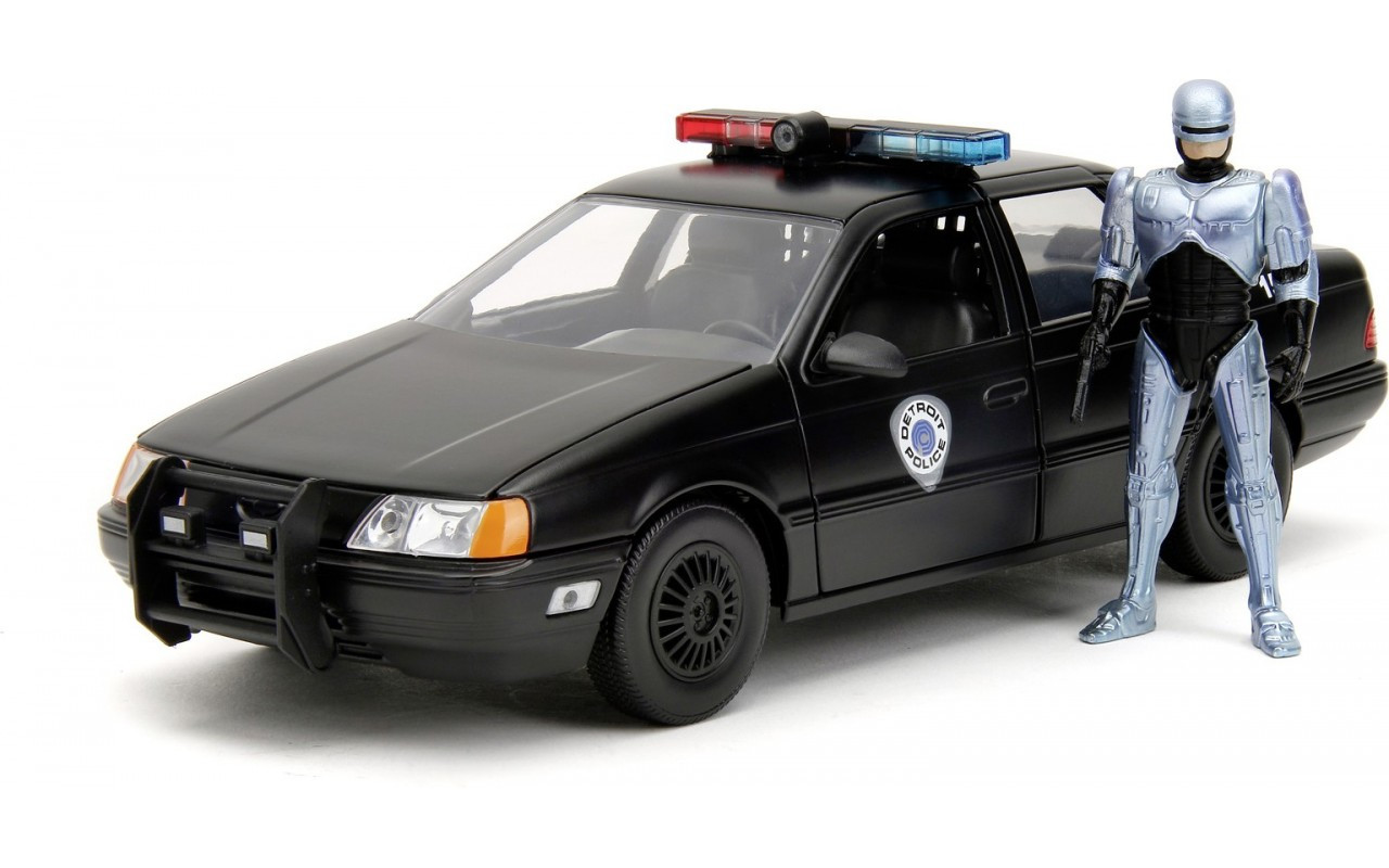 Машина металева Jada РобоКоп Форд Таурус із фігуркою Робокопа 1:24 [253255060], фото 1