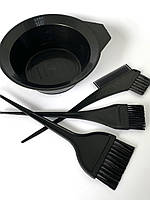 Набір для фарбування волосся миска та кисті 4в1