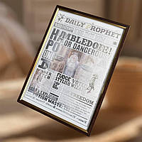 Постер 3д в рамці "Daily Prophet" Гаррі Поттер - СТЕРІО-ВАРІО