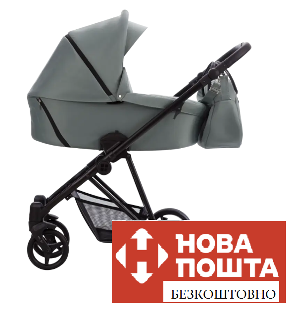 Коляска 2 в 1 Bebetto YODDI 01 сіра, фото 1