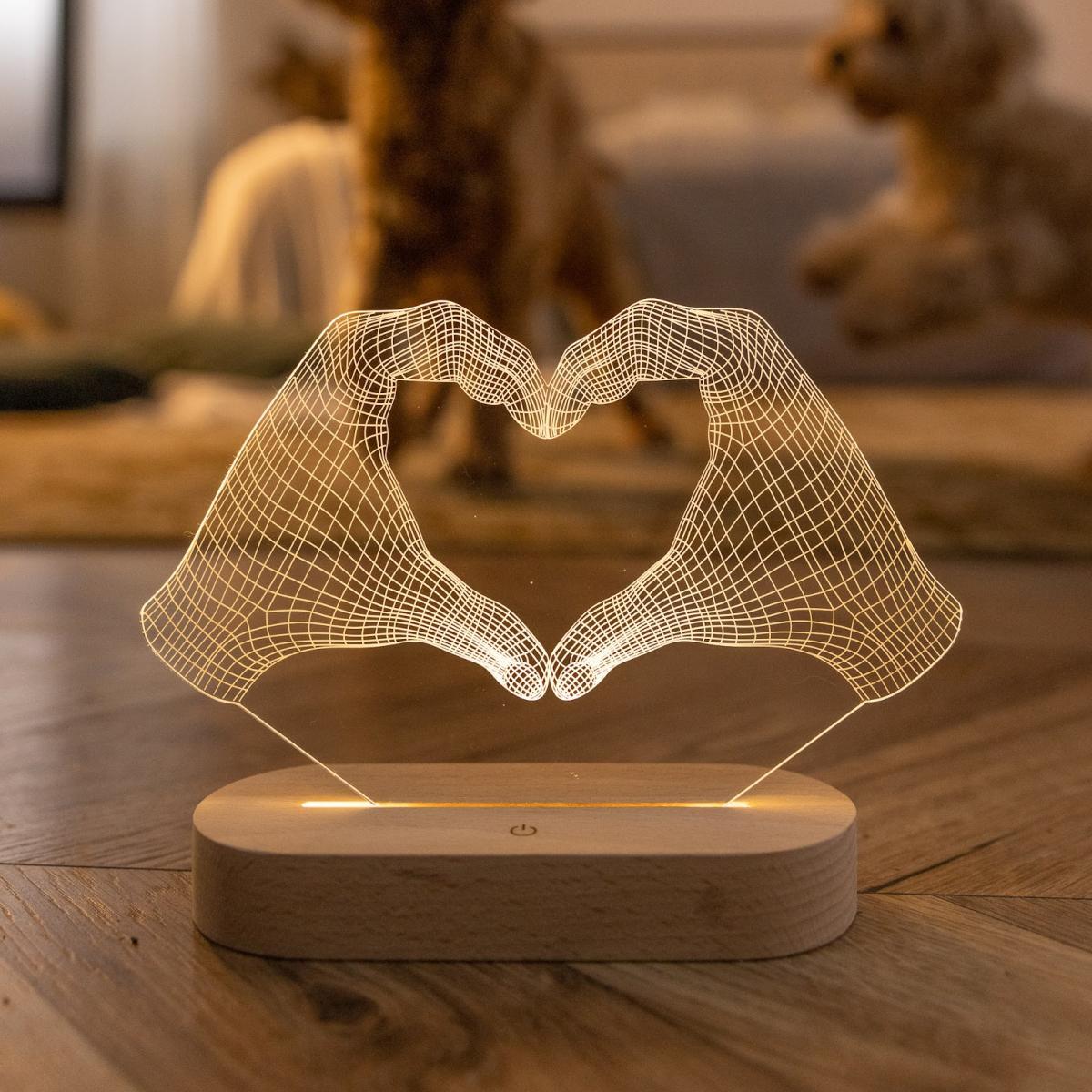 Нічник руки «HEART» 18*12см, фото 1