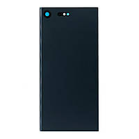 Задня кришка Sony G8141 Xperia XZ Premium, G8142 (чорна оригінал Китай зі склом камери)