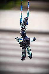 Дизайнерська прикраса на шию My Scarf "Rainbow Rabit Ukraine" лімітована колекція