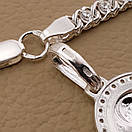 Жіноча срібна цепочка з камінням та ладанка-іконка Богородиця. Цепочка на шию жіноча, фото 10