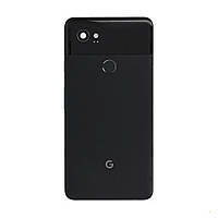 Задня кришка Google Pixel 2 (чорна оригінал Китай зі склом камери)