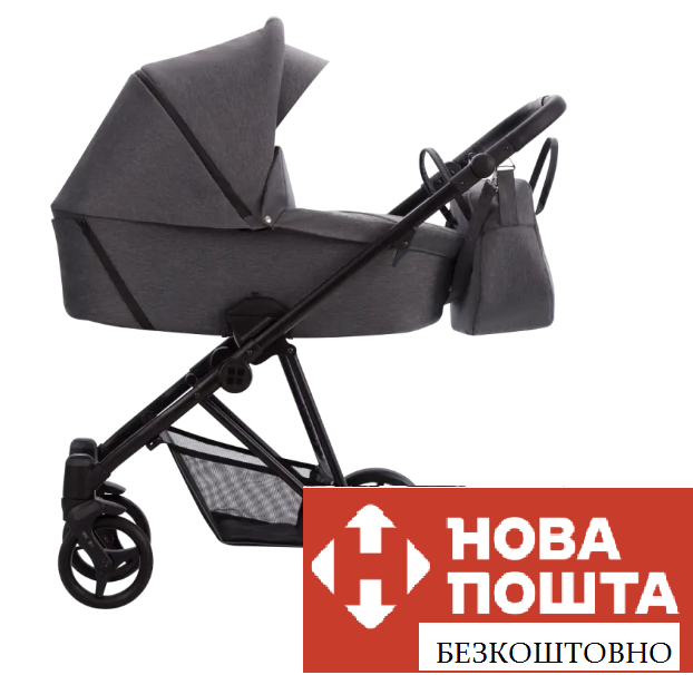 Коляска 2 в 1 Bebetto YODDI 02 графіт, фото 1