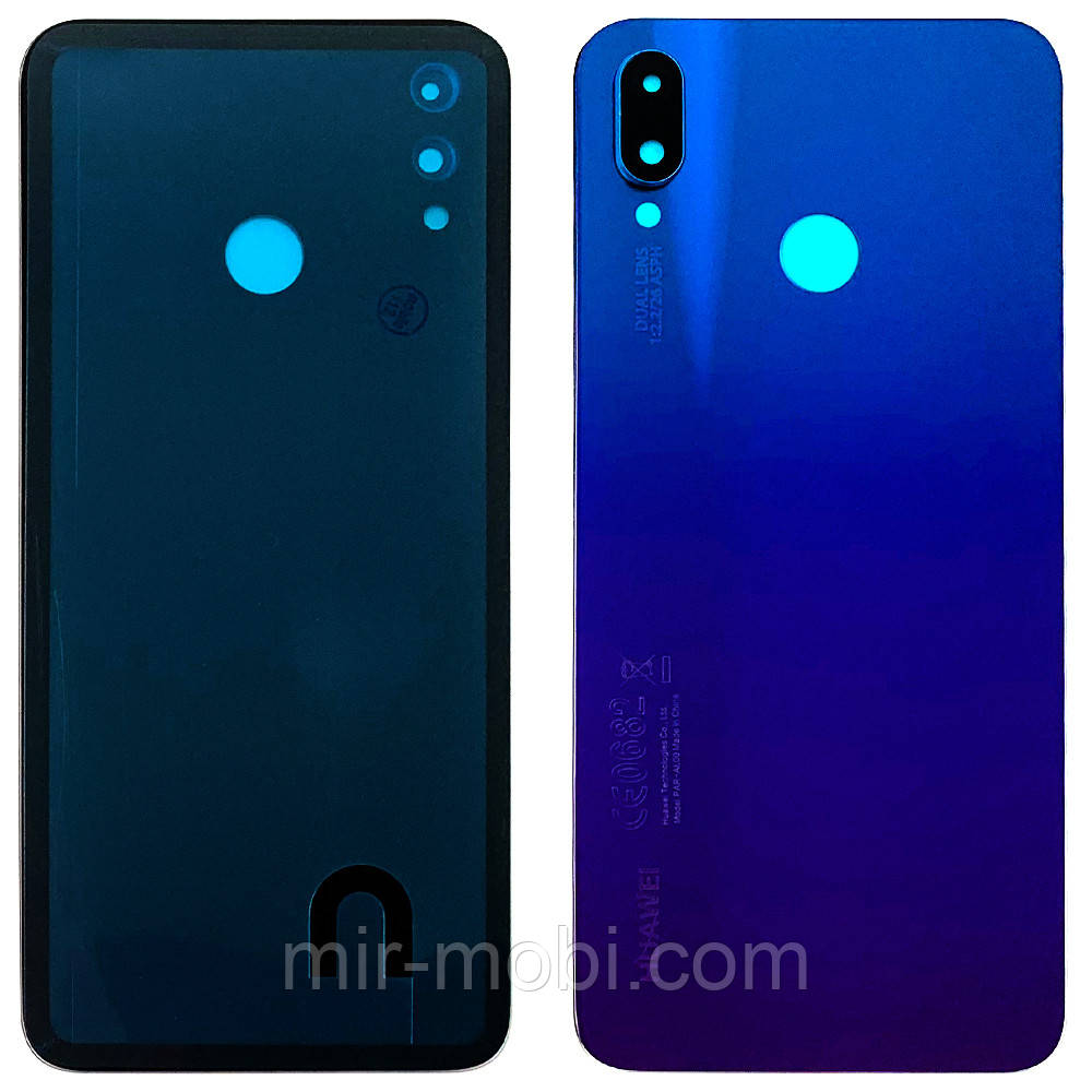 Задня кришка Huawei P Smart Plus INE-LX1, Nova 3i (фіолетова зі склом камери)