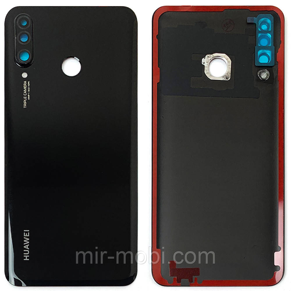 Задня кришка Huawei P30 Lite MAR-LX1 (48MP чорна Original New зі склом камери)