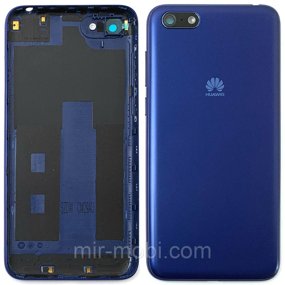 Задня кришка Huawei Y5 2018 DRA-L21 LX3, Y5 Prime 2018 DRA-LX2 (синя)