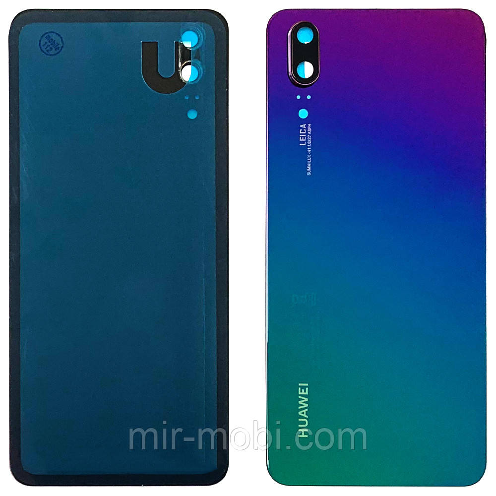 Задня кришка Huawei P20 EML-L09C EML-L29C AL00 TL00 (фіолетова оригінал Китай зі склом камери)