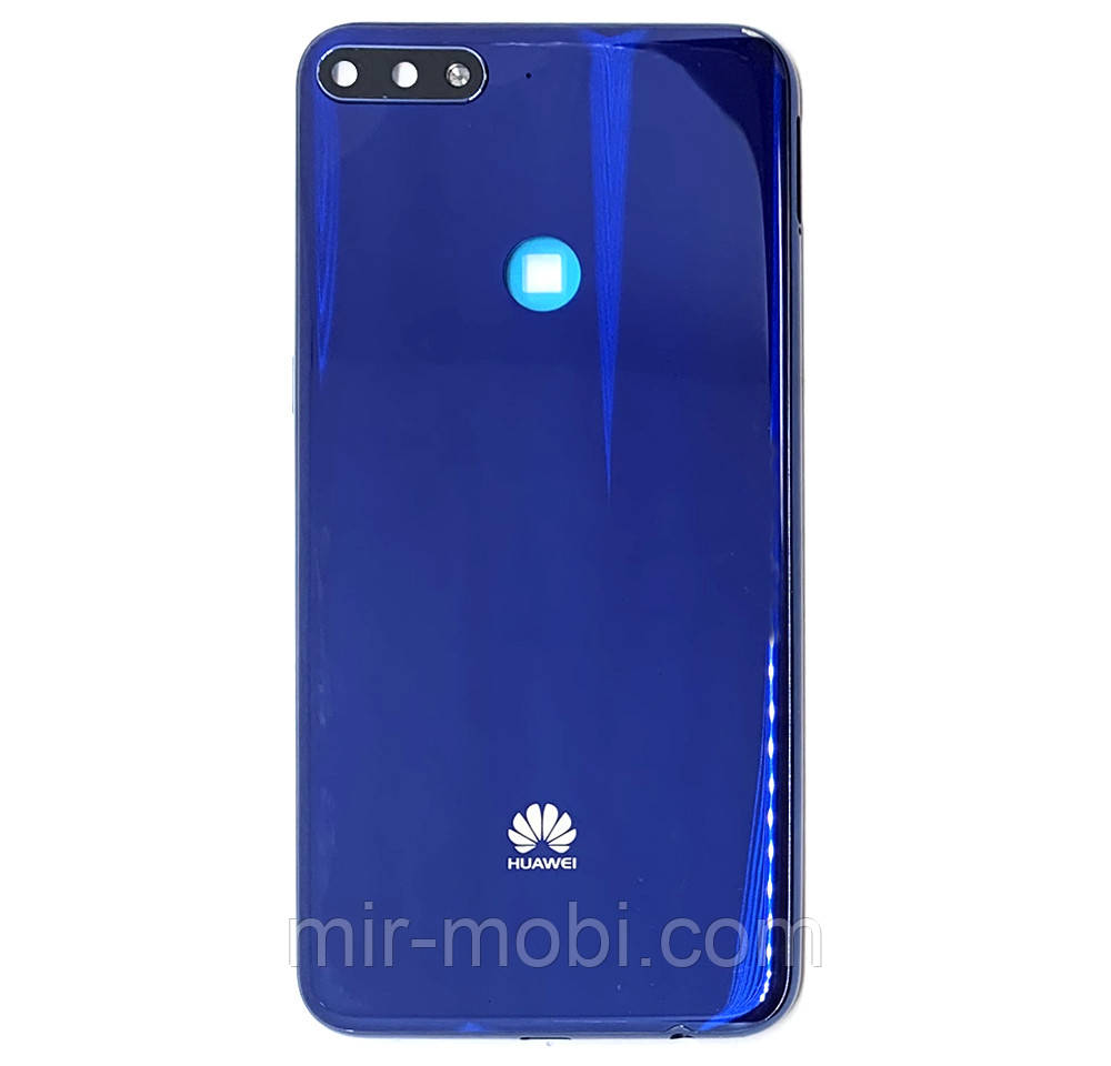Задня кришка Huawei Y7 2018, LDN-L01, LDN-LX3 (синя)