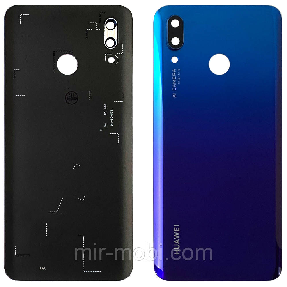 Задня кришка Huawei Nova 3 (фіолетова оригінал Китай зі склом камери)
