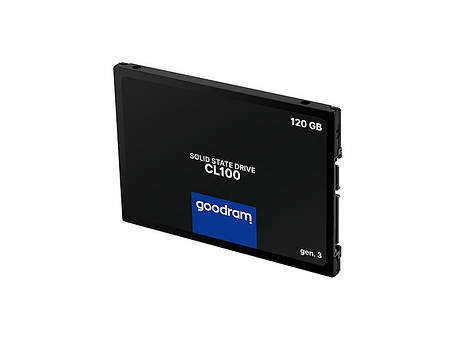Універсальний жорсткий диск SSD Goodram CL100 120GB 2.5" SATA-3 Б\В, фото 3