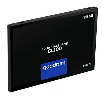Універсальний жорсткий диск SSD Goodram CL100 120GB 2.5" SATA-3 Б\В, фото 1