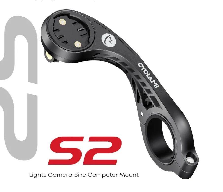 Виносне кріплення CYCLAMI S2 для велокомп'ютера XOSS G G2 plus, IGPSPORT, BSC100S, GoPro та фонарика