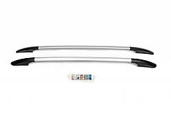 Рейлінги OmsaLine Solid (2 шт, сірі) для Ауди Q2 2016- рр