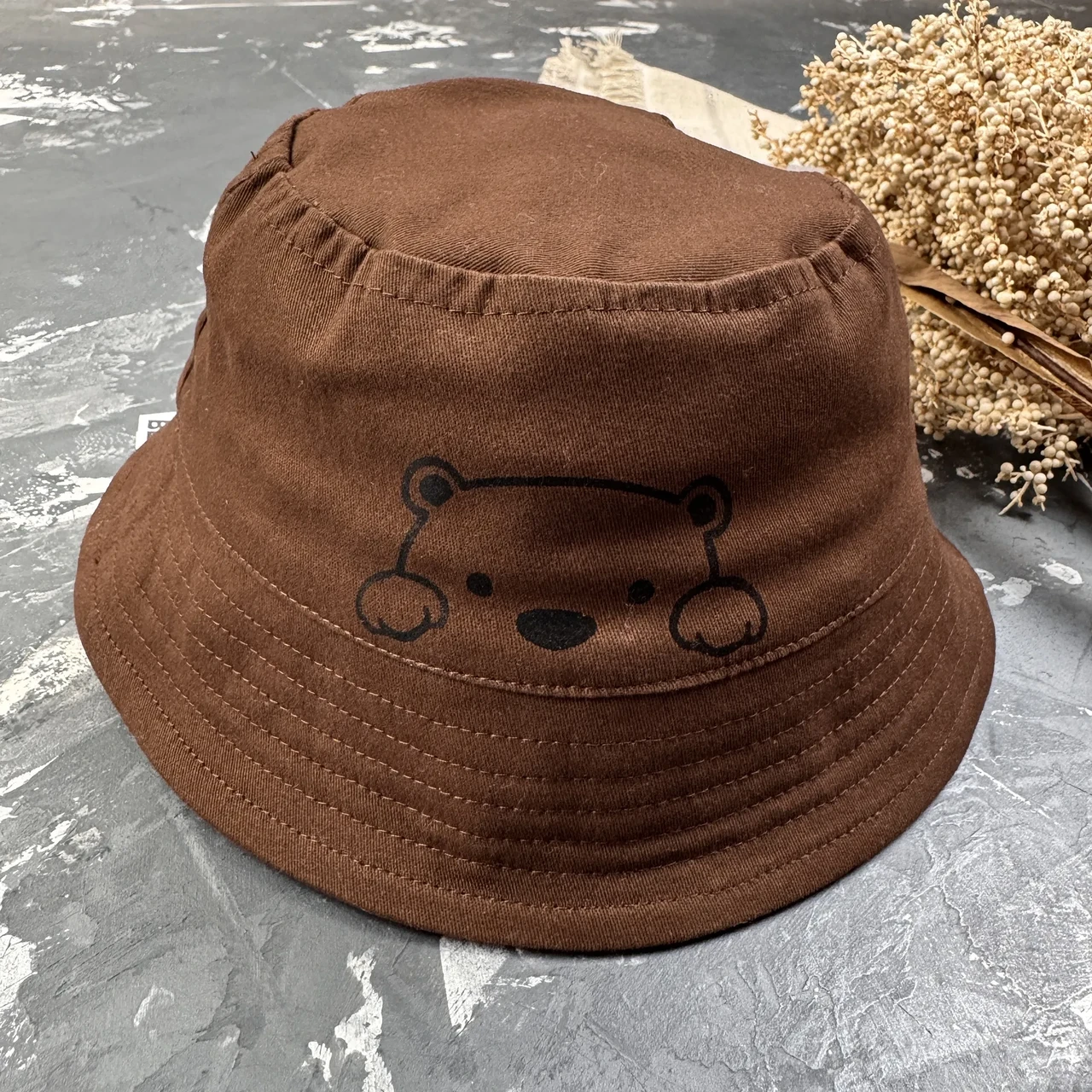 Панамка дитяча BEWARM prettybear Шоколад