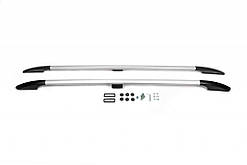 Рейлінги OmsaLine Solid (2 шт, сірі) коротка база для Citroen Berlingo/Multispace 2019- рр