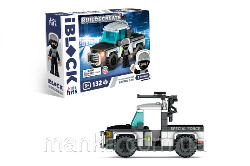Конструктор Kids hits IBLOCK JUNIOR KH42/003/1 132 деталей короб. 24*16*6 см
