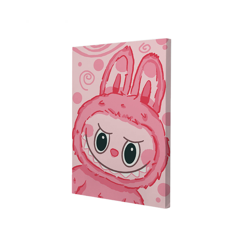 Картина за номерами Riviera Blanca Pink Labubu 28x40 см (RB-1167), фото 1