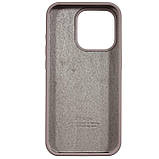 Накладка (з мікрофіброю) Silicone Case Full Protective для iPhone 15 Plus- пастельно-рожевий, фото 2