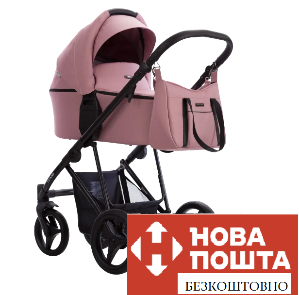 Коляска 2 в 1 Bebetto FLAVIO 15 рожева, фото 1