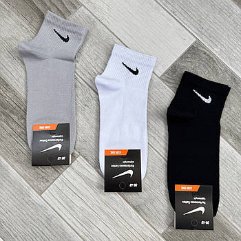 Шкарпетки жіночі демісезонні бавовна короткі Nike Performance Tennis, розмір 36-40, асорті, 05174