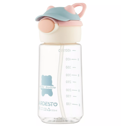 Пляшка для води Ardesto Bear 550 мл, пластик, комбінний