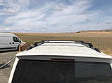 Інтегровані рейлінги (чорні) Довга база для Volkswagen T5 2010-2015 рр, фото 2
