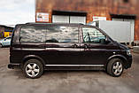 Інтегровані рейлінги (чорні) Довга база для Volkswagen T5 2010-2015 рр, фото 3