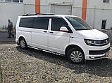 Інтегровані рейлінги (чорні) Довга база для Volkswagen T5 2010-2015 рр, фото 4