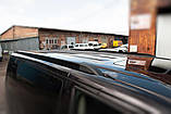 Інтегровані рейлінги (чорні) Довга база для Volkswagen T5 2010-2015 рр, фото 7