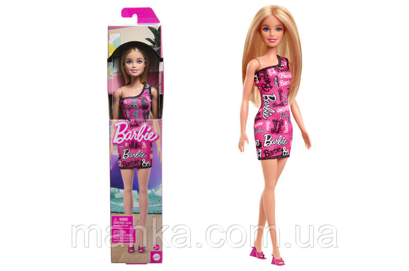 Лялька Barbie "Супер стиль" у брендованій сукні – блондинка HRH07 BARBIE FASHION AND BEAUTY, фото 1