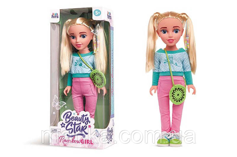 Лялька KH35/003 Beauty Star Flowery Spring,Rainbow Girl, лялька 46 см в коробці р. 21*52*12см, фото 1