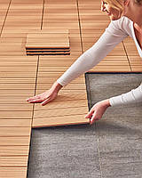 Терасна плитка ATELETA Kompozyt WPC Світло-коричнева