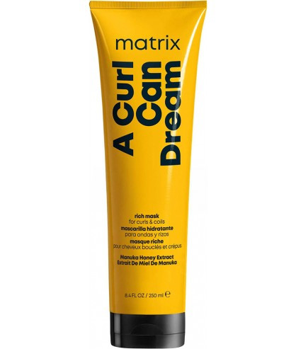 Маска зволожуюча для кучерявого волосся всіх типів Matrix A Curl Can Dream Rich Mask 250 мл (3474637155360)