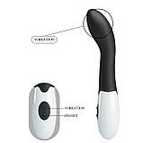 Силіконовий вібратор Pretty Love Bishop Vibrator Black, фото 8