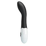 Силіконовий вібратор Pretty Love Bishop Vibrator Black, фото 3