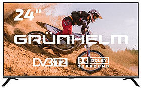Телевізор Grunhelm 24" 24H300-T2 LED TV T2 телевізор для дому