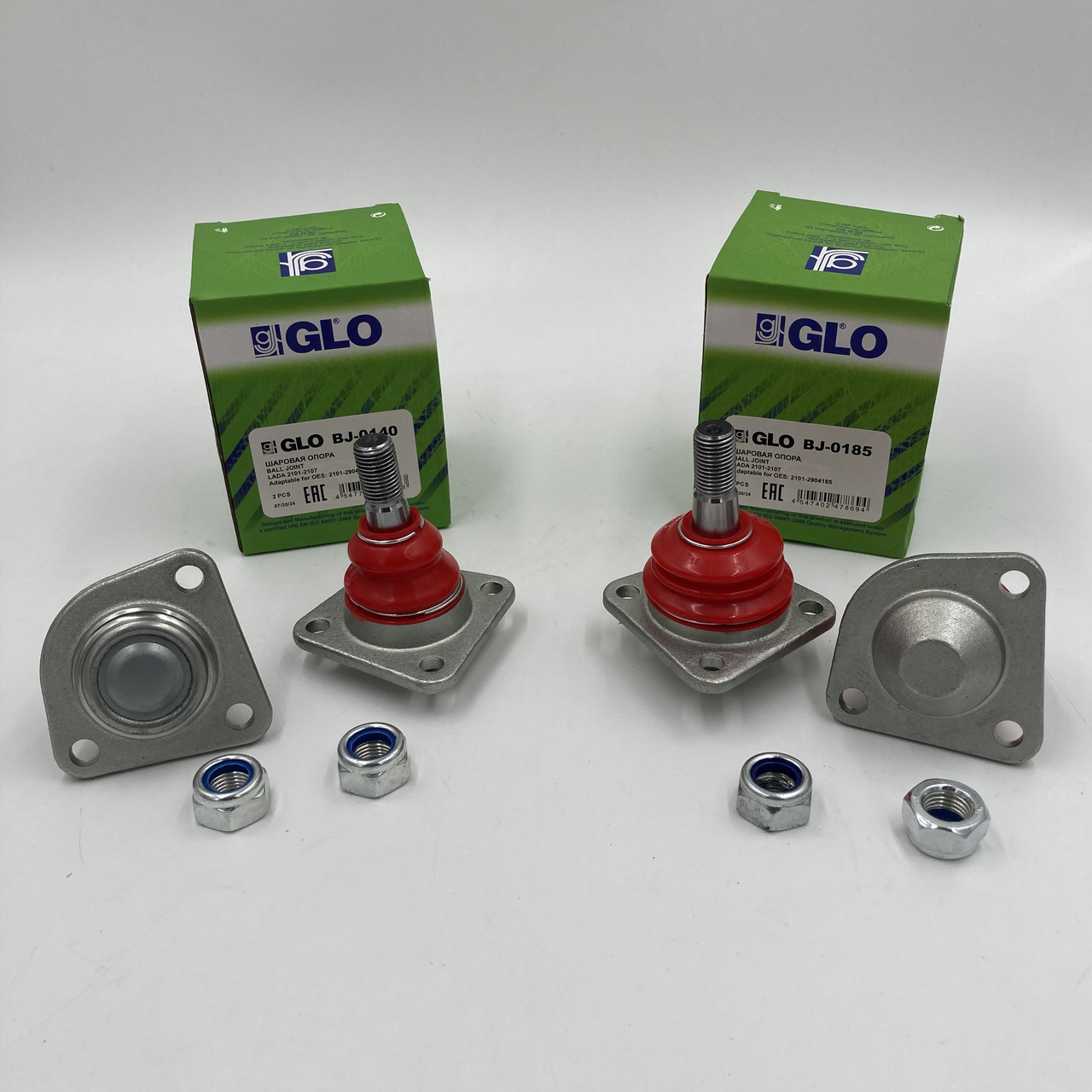 Шарова опора ВАЗ 2101-2107 верхня (комплект 2 шт.) GLO Італія BJ-0185, 2101-2904185